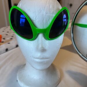 Green Alien Sunglasses